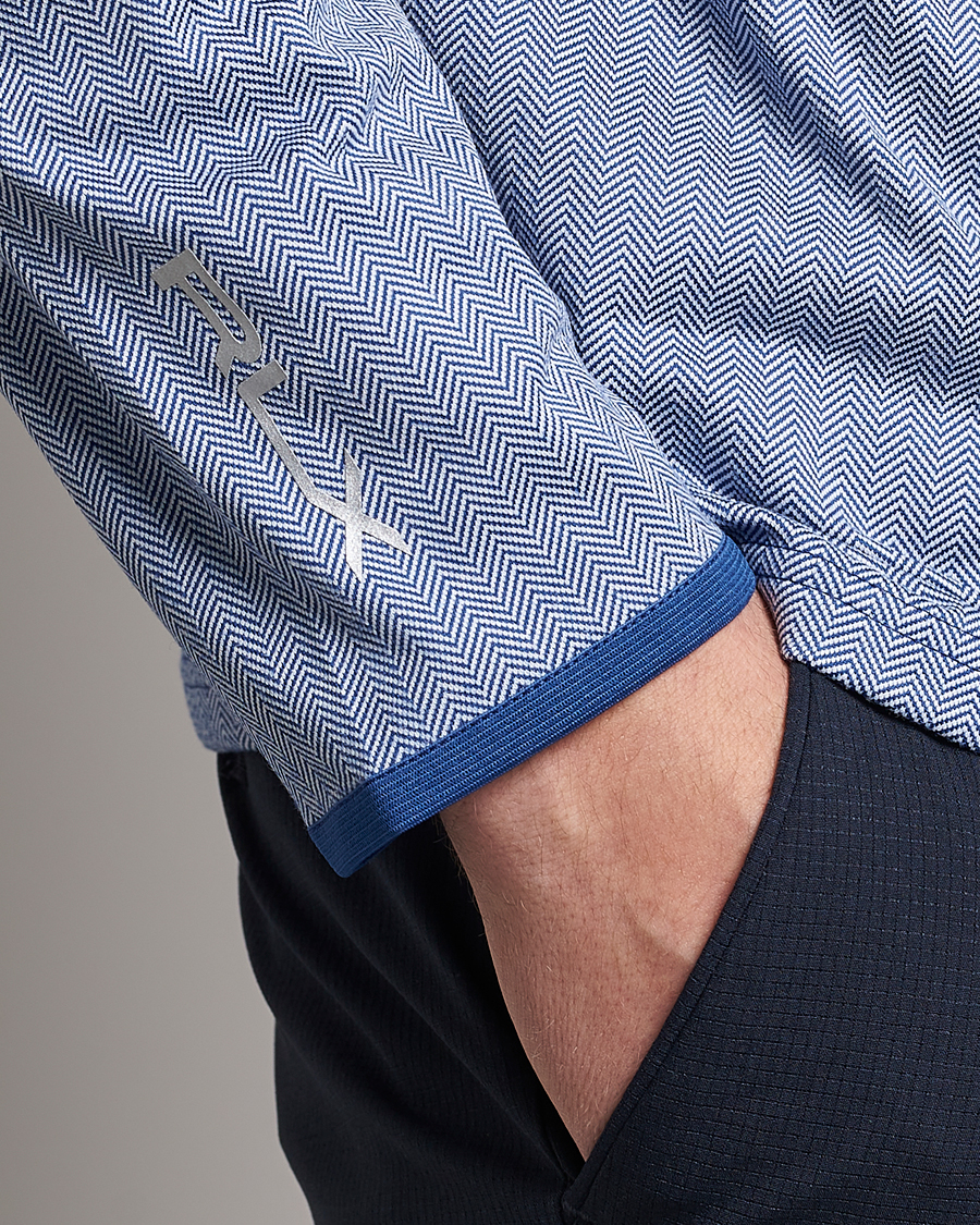 Homme | Pulls Et Tricots | RLX Ralph Lauren | Luxury Jersey Half Zip Royal Blue