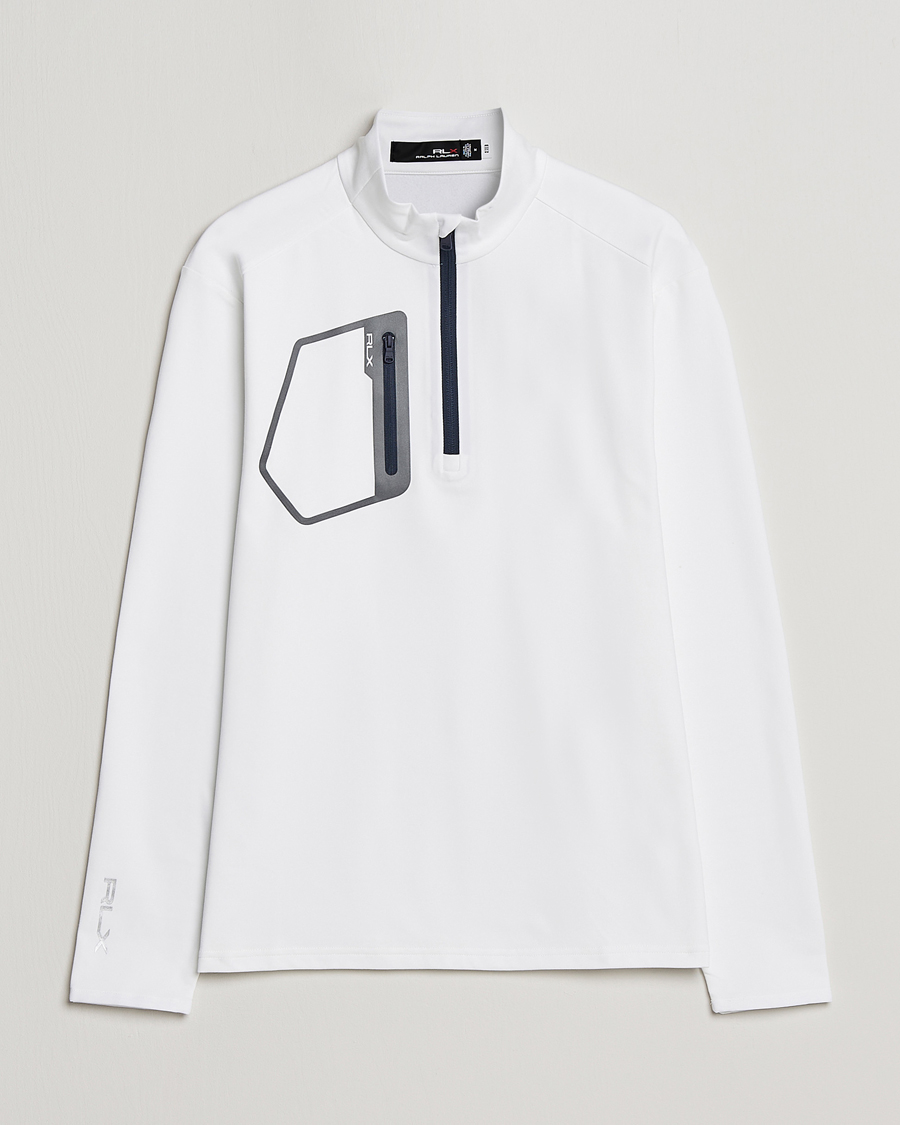 Homme | Pulls Et Tricots | RLX Ralph Lauren | Jersey Half Zip Ceramic White