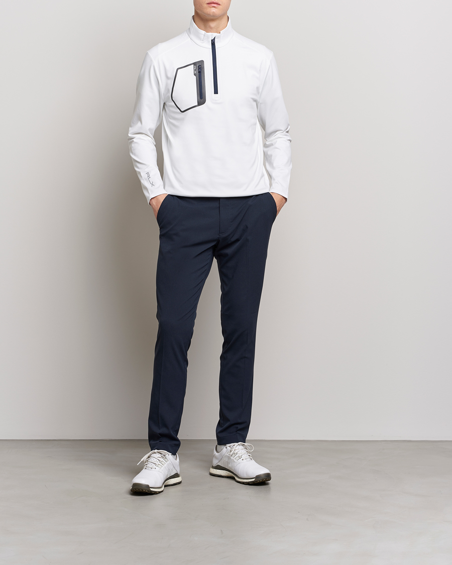Homme | Pulls Et Tricots | RLX Ralph Lauren | Jersey Half Zip Ceramic White