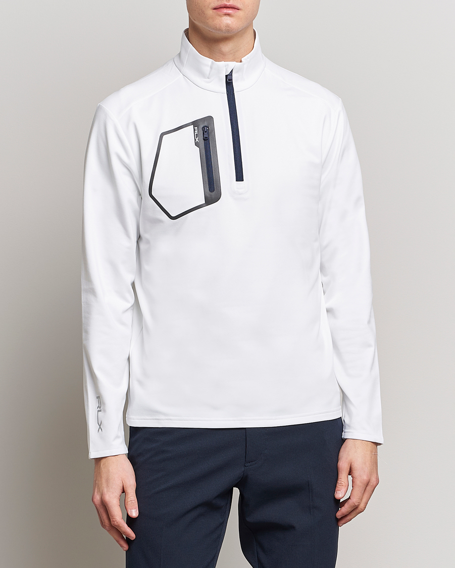 Homme | Pulls Et Tricots | RLX Ralph Lauren | Jersey Half Zip Ceramic White
