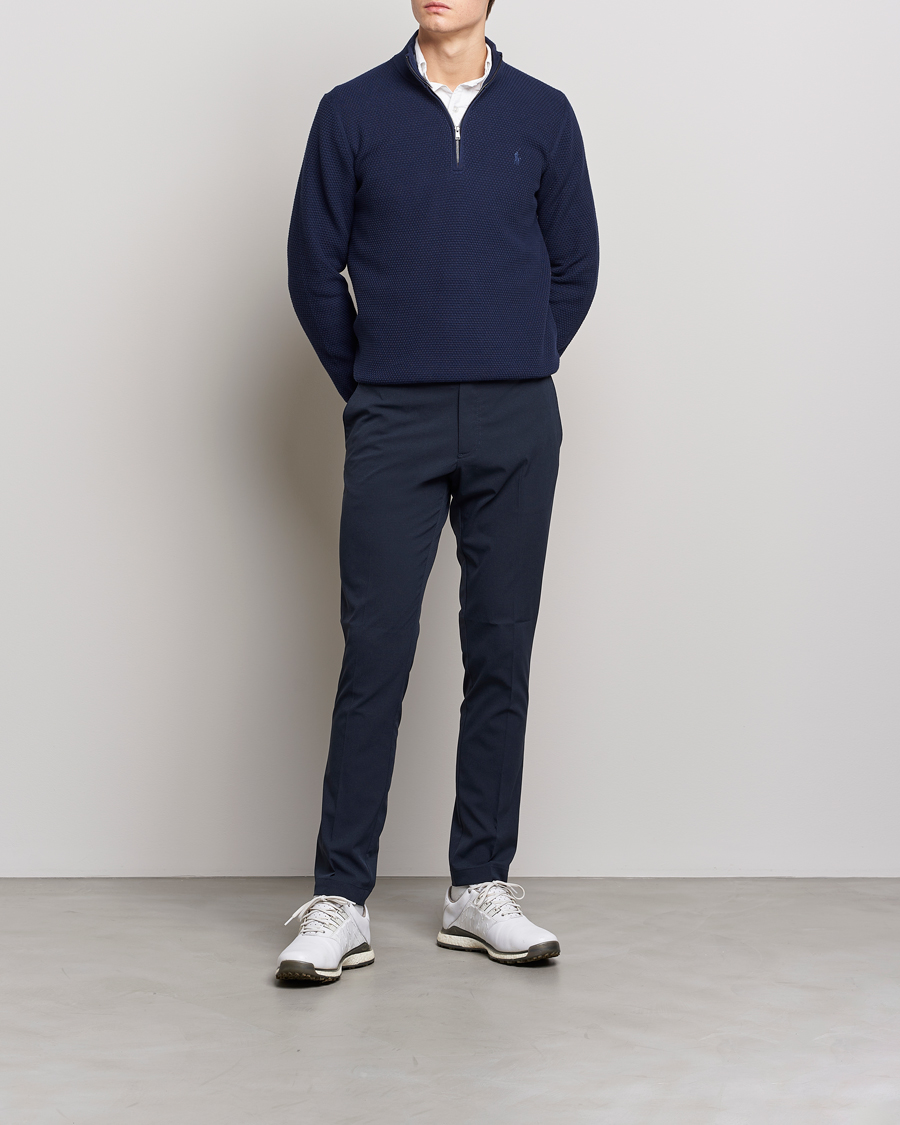 Homme | Pulls Et Tricots | Polo Ralph Lauren Golf | Cotton Jersey Half Zip Refined Navy