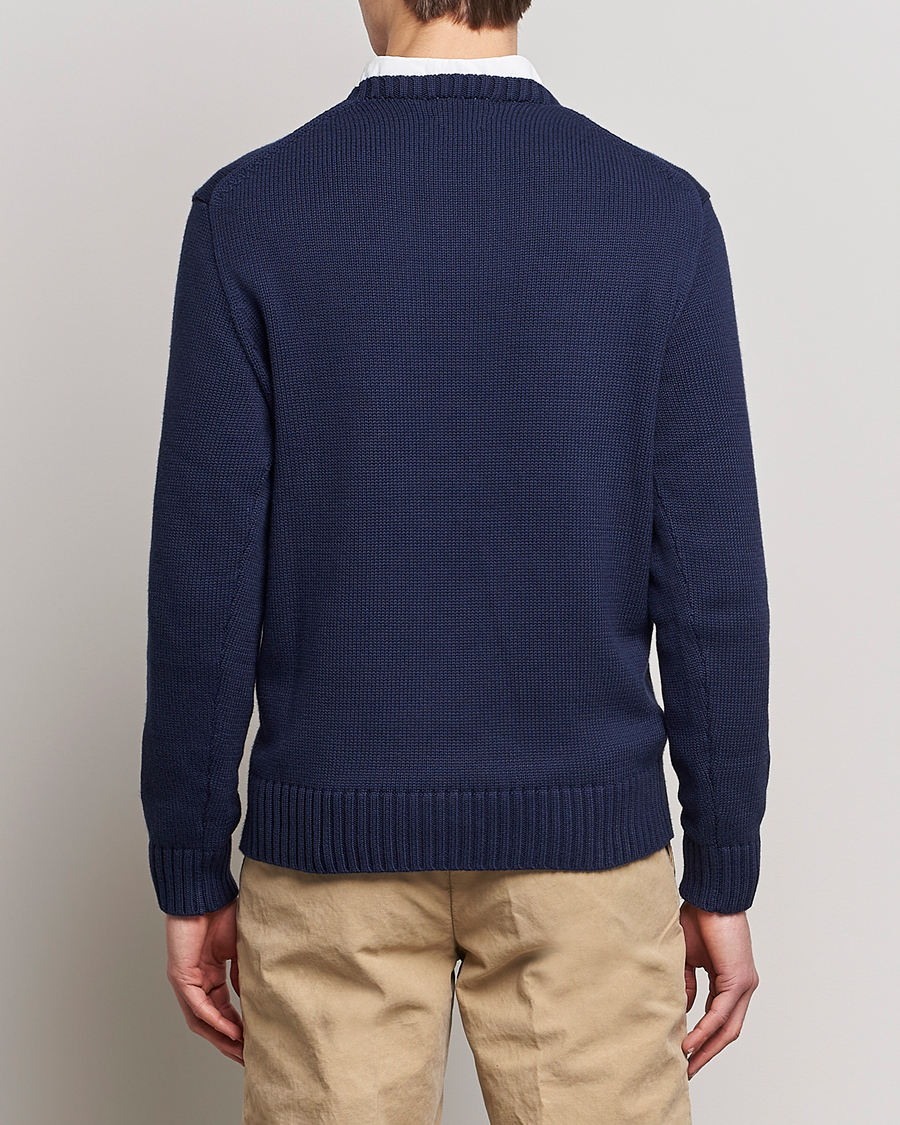 Homme | Pulls Et Tricots | Polo Ralph Lauren Golf | Cotton Bear Knitted Sweater Refined Navy