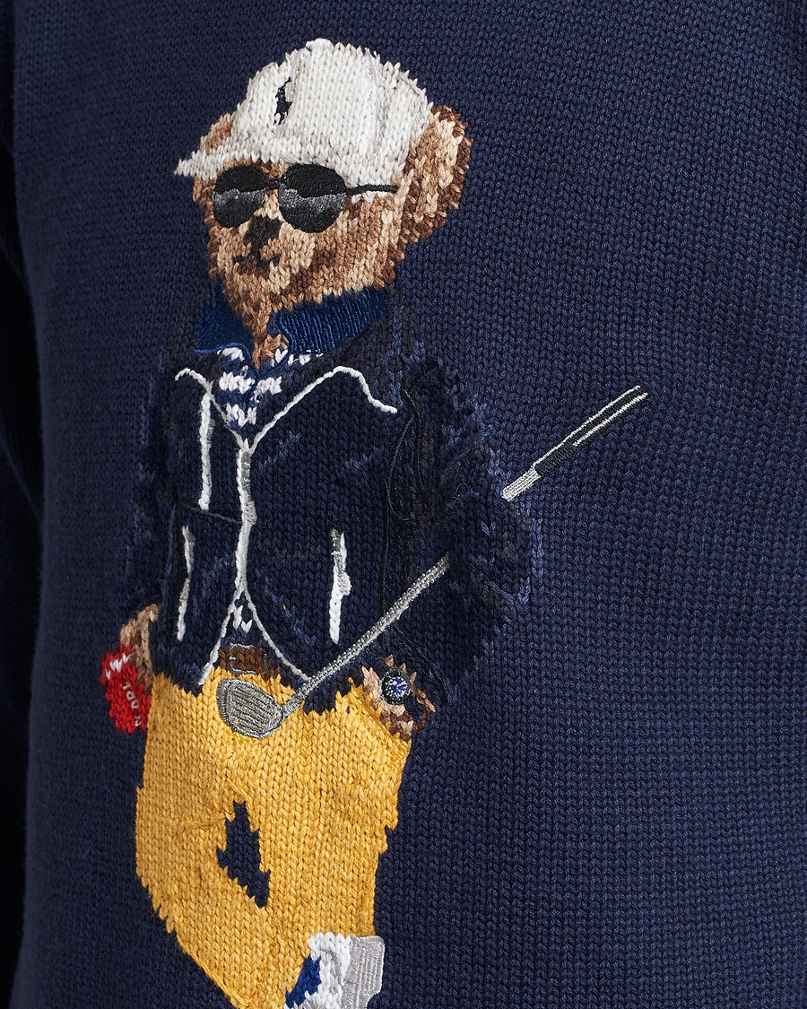 Homme | Pulls Et Tricots | Polo Ralph Lauren Golf | Cotton Bear Knitted Sweater Refined Navy