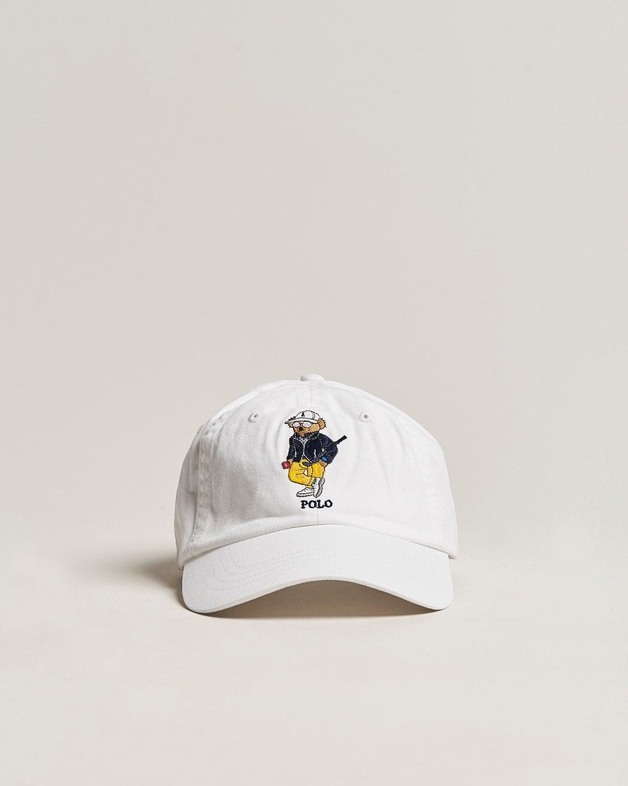 Homme | Bear Golf Cap Ceramic White | Polo Ralph Lauren Golf | Bear Golf Cap Ceramic White
