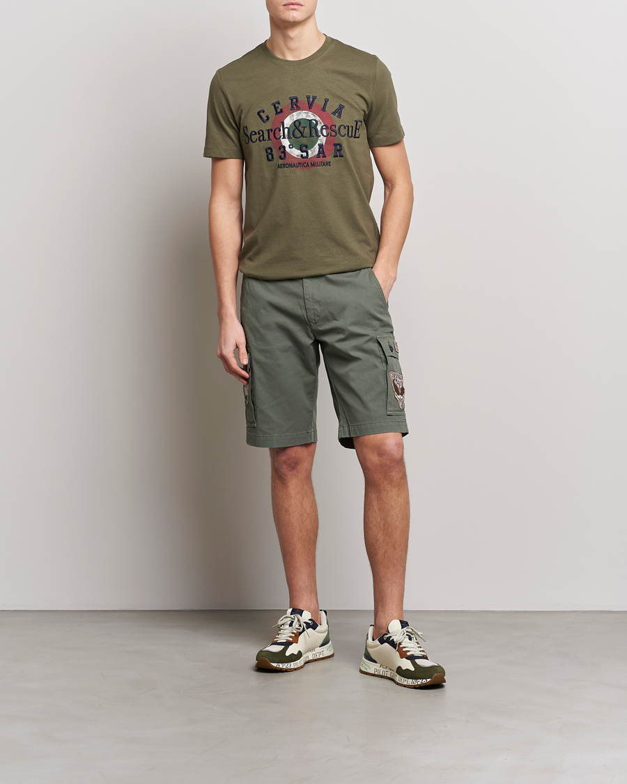 Homme | Shorts | Aeronautica Militare | Bermuda Tasconato Shorts Green