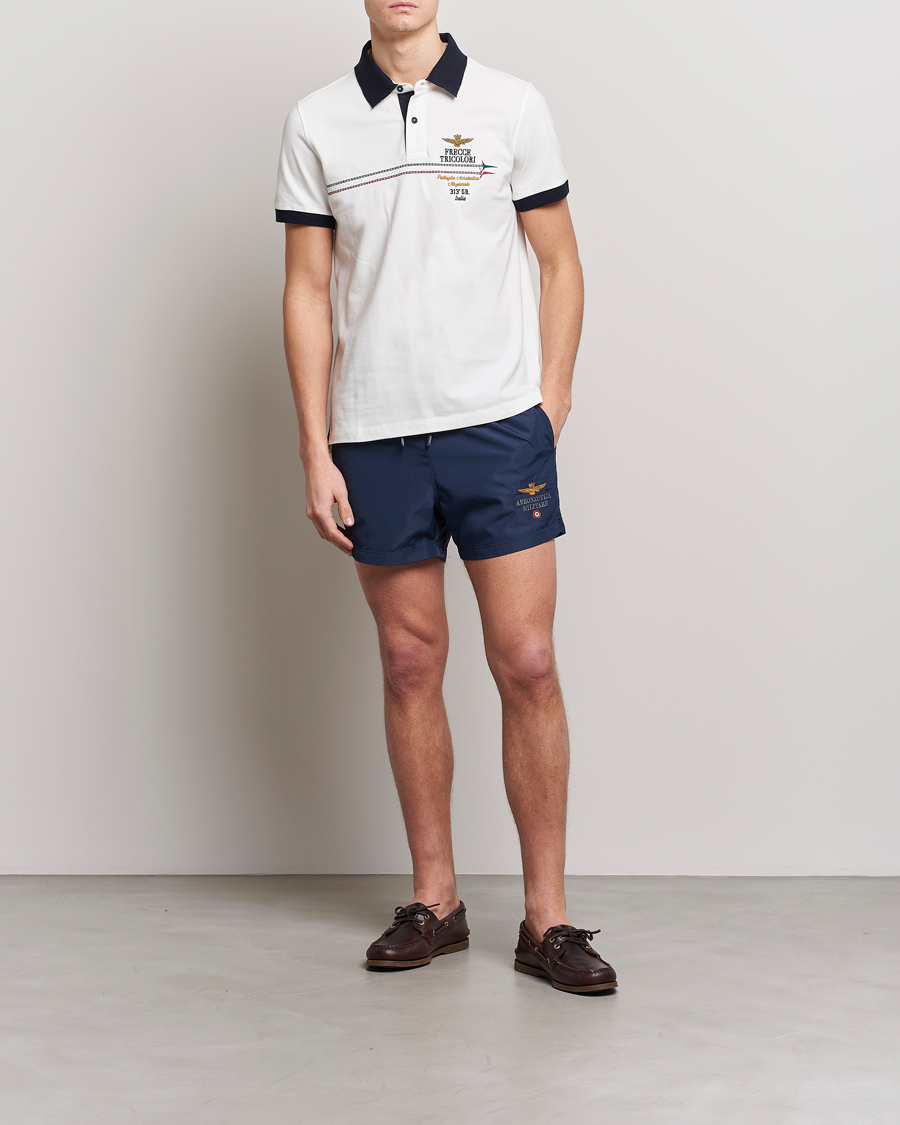 Homme | Maillots De Bain | Aeronautica Militare | Costume Swim Shorts Navy