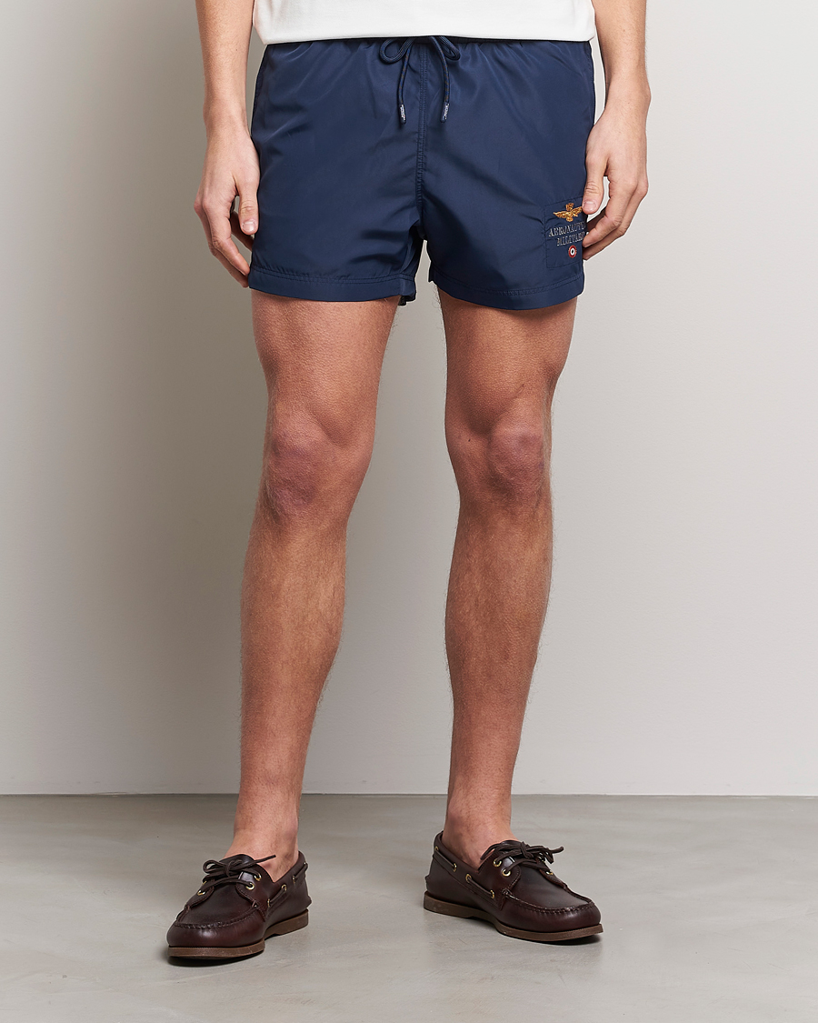Homme | Maillots De Bain | Aeronautica Militare | Costume Swim Shorts Navy