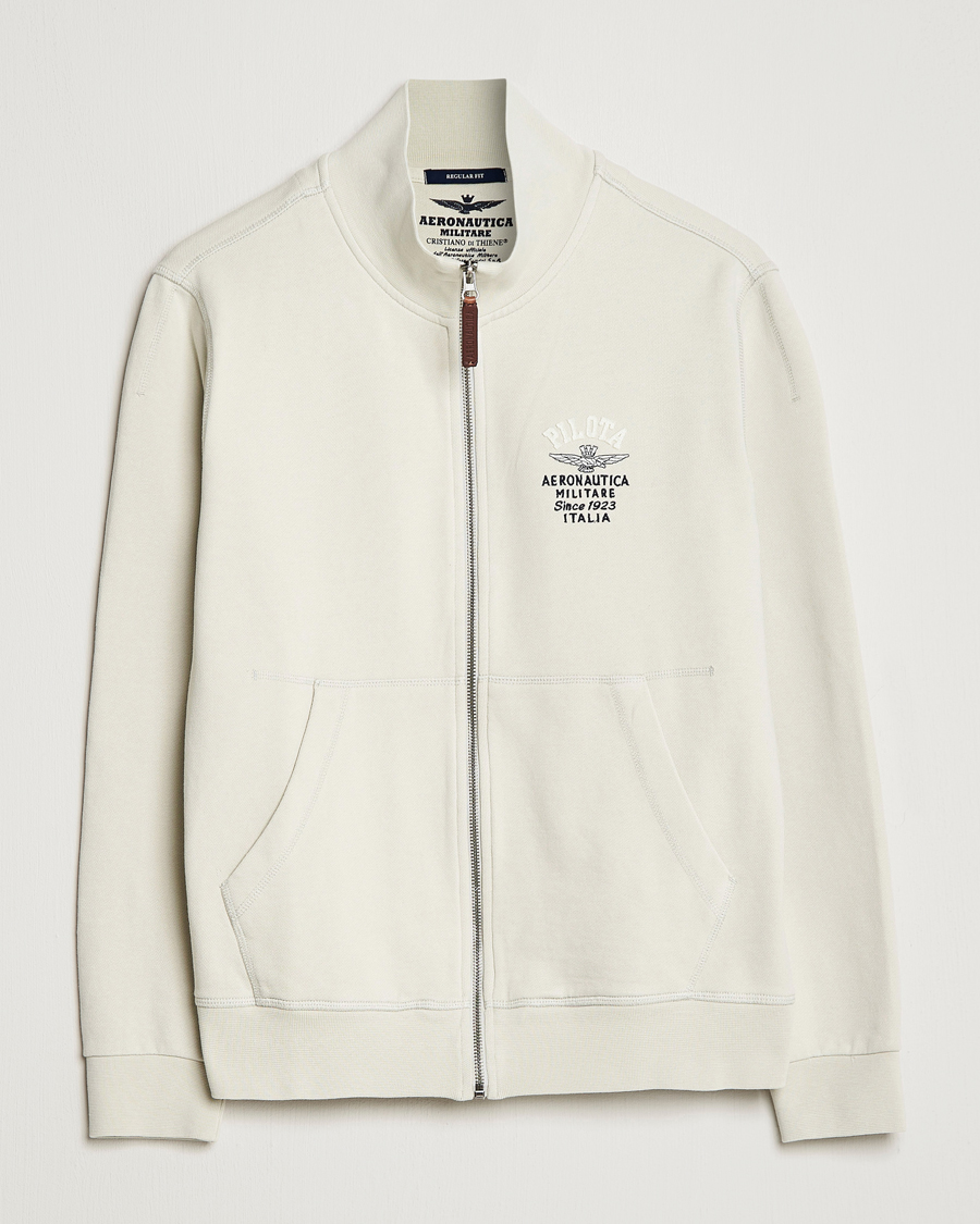Homme | Pulls Et Tricots | Aeronautica Militare | Full Zip Sweater Ice
