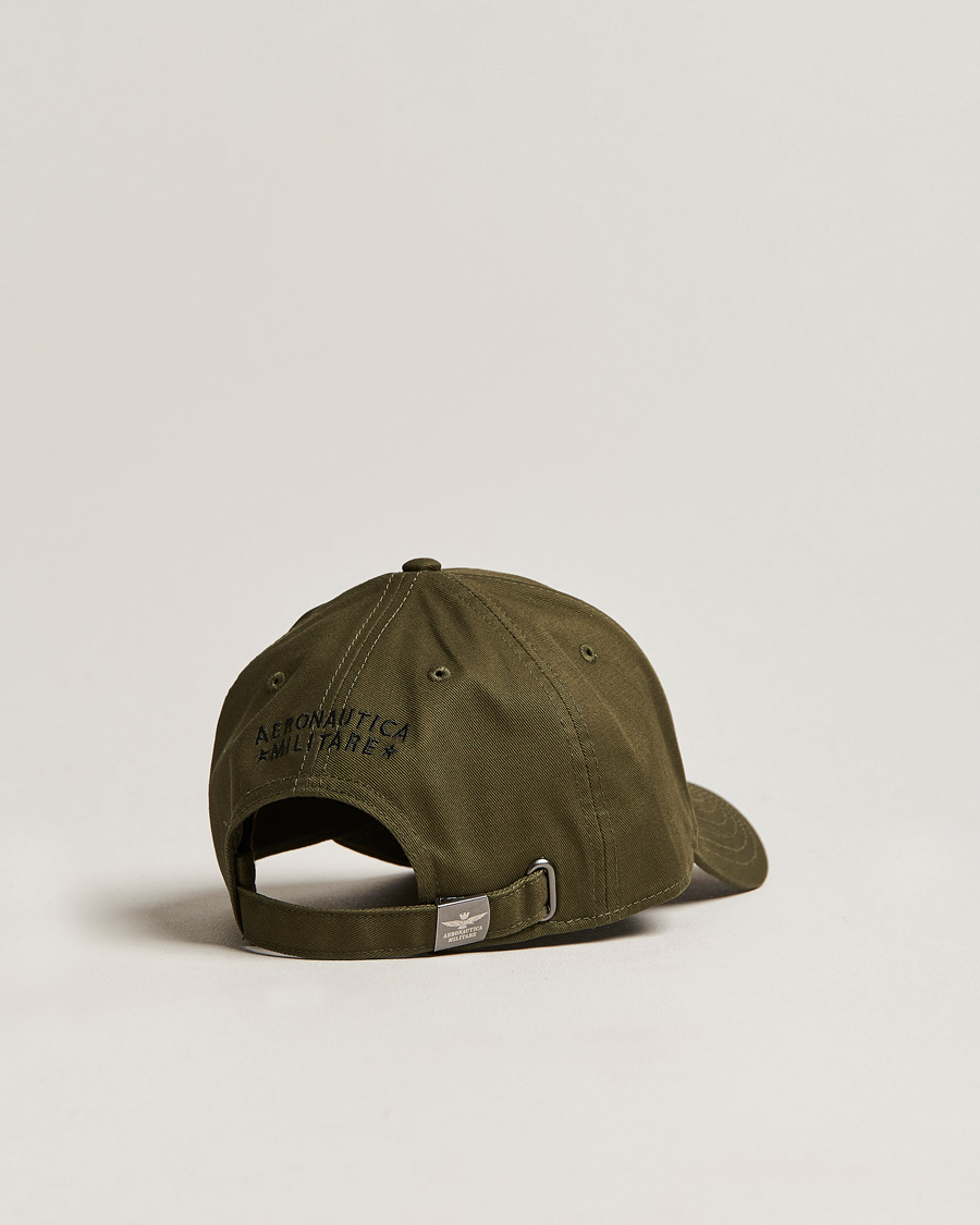 Homme | Aeronautica Militare Cotton Baseball Cap Green | Aeronautica Militare | Cotton Baseball Cap Green