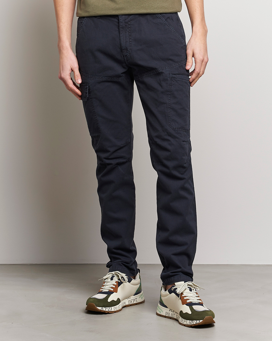 Homme | Pantalons | Aeronautica Militare | Stretch Cotton Pocket Pants Navy