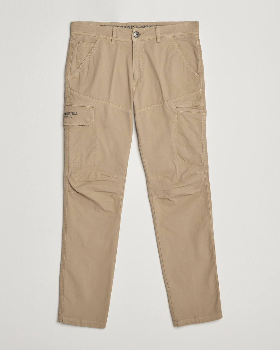Homme | Pantalons | Aeronautica Militare | Stretch Cotton Pocket Pants Sand