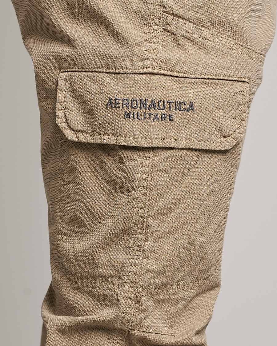 Homme | Pantalons | Aeronautica Militare | Stretch Cotton Pocket Pants Sand