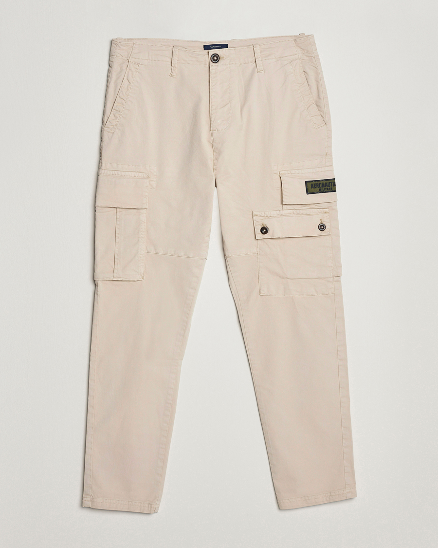 Homme | Pantalons | Aeronautica Militare | Soft Twill Pocket Pants Plaster