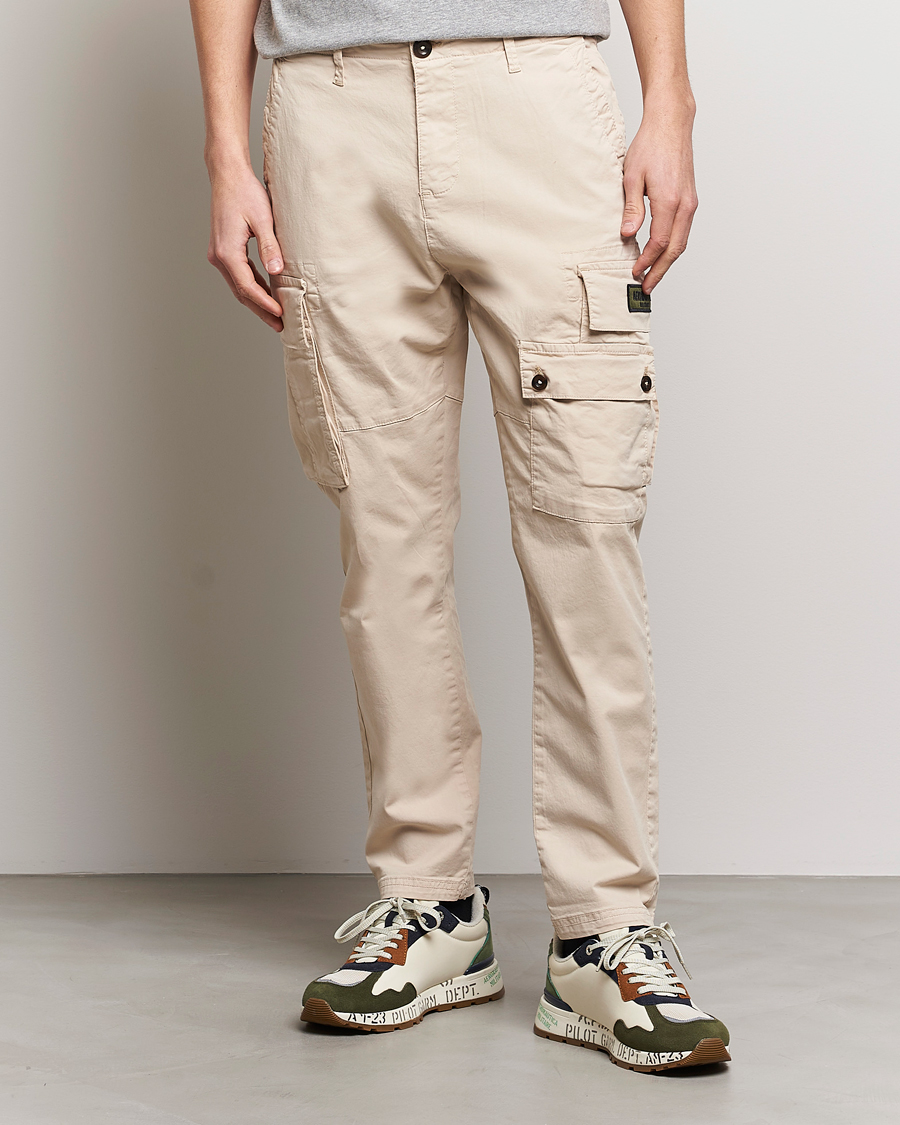 Homme | Pantalons | Aeronautica Militare | Soft Twill Pocket Pants Plaster