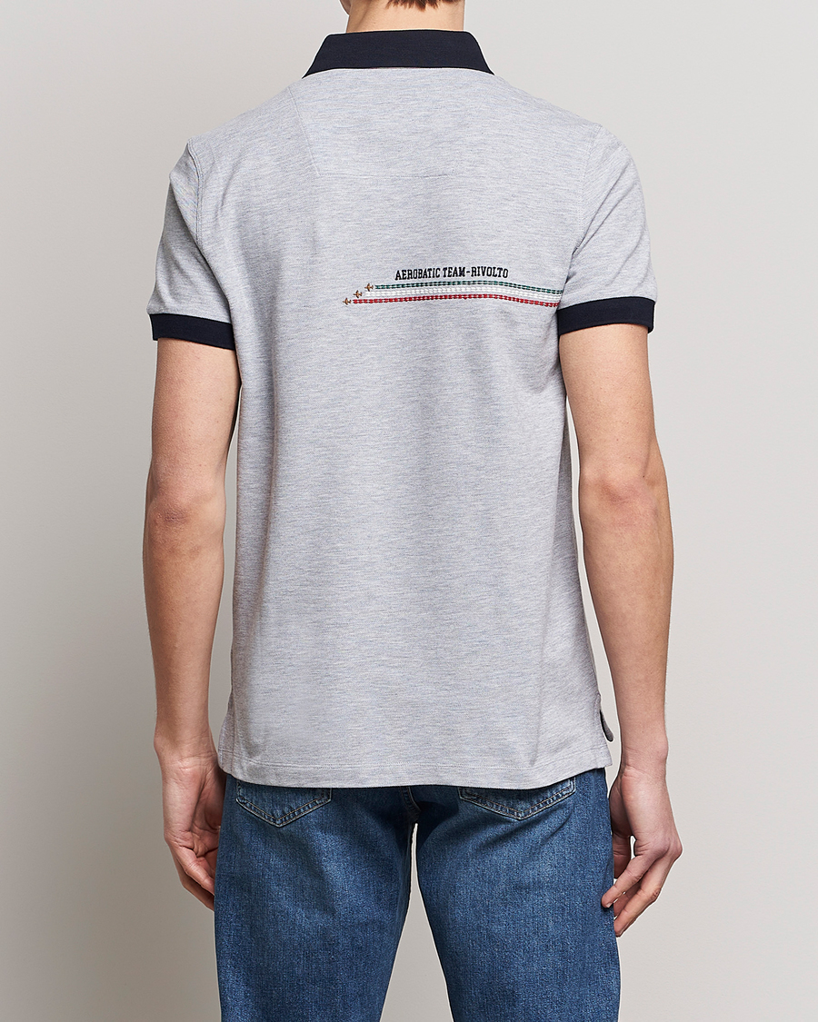 Homme | Polos | Aeronautica Militare | Contrast Collor Polo Melange Grey
