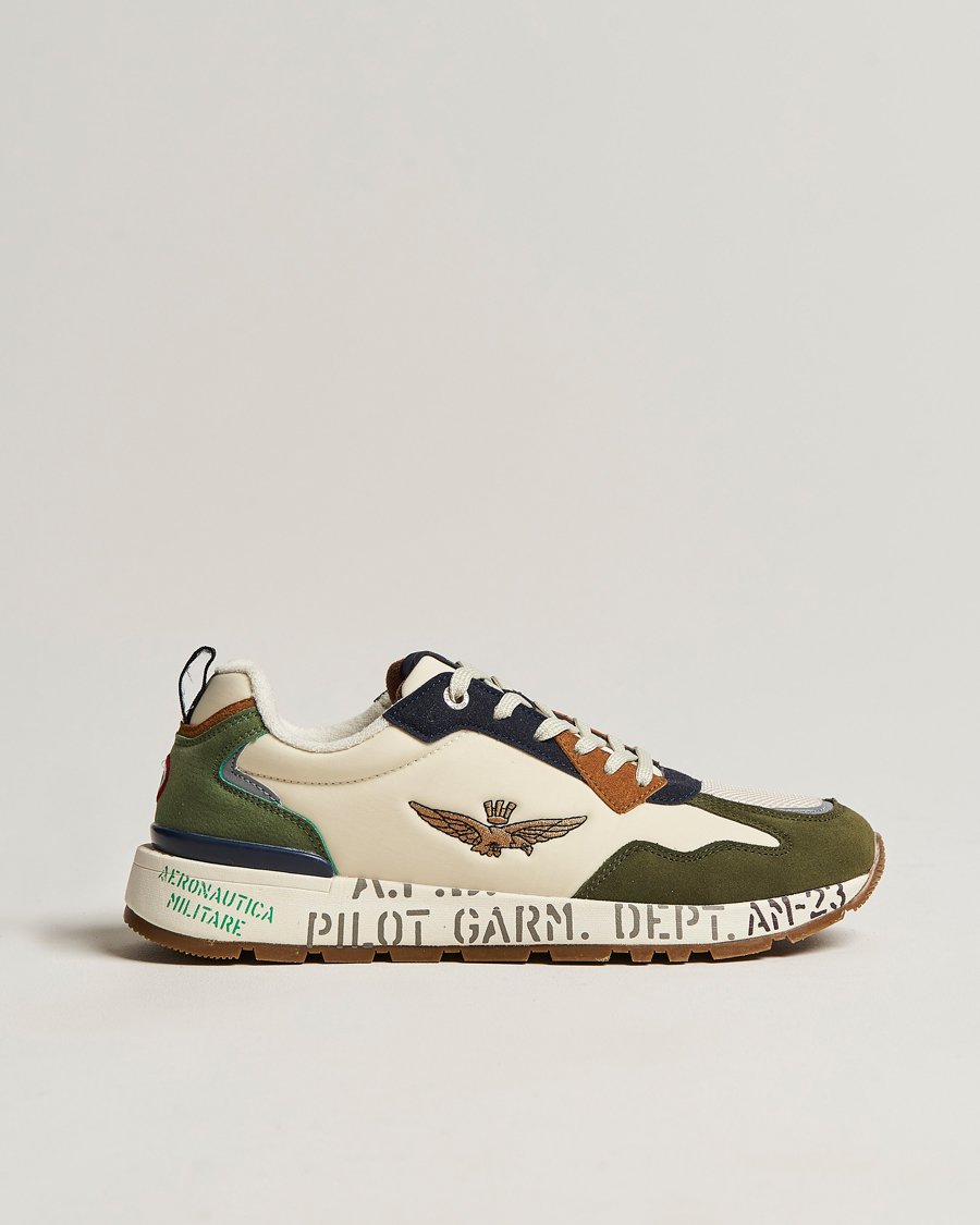 Homme | Aeronautica Militare Running Sneakers Light Green | Aeronautica Militare | Running Sneakers Light Green