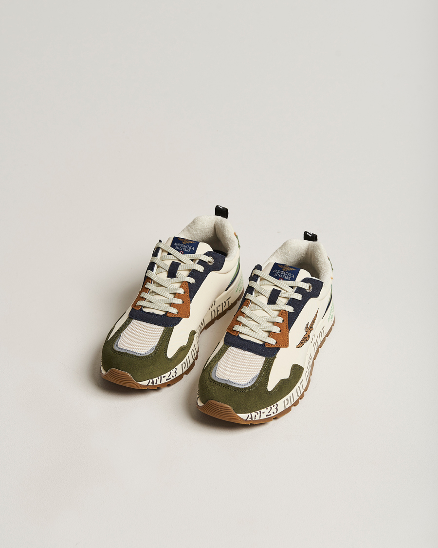 Homme | Aeronautica Militare Running Sneakers Light Green | Aeronautica Militare | Running Sneakers Light Green