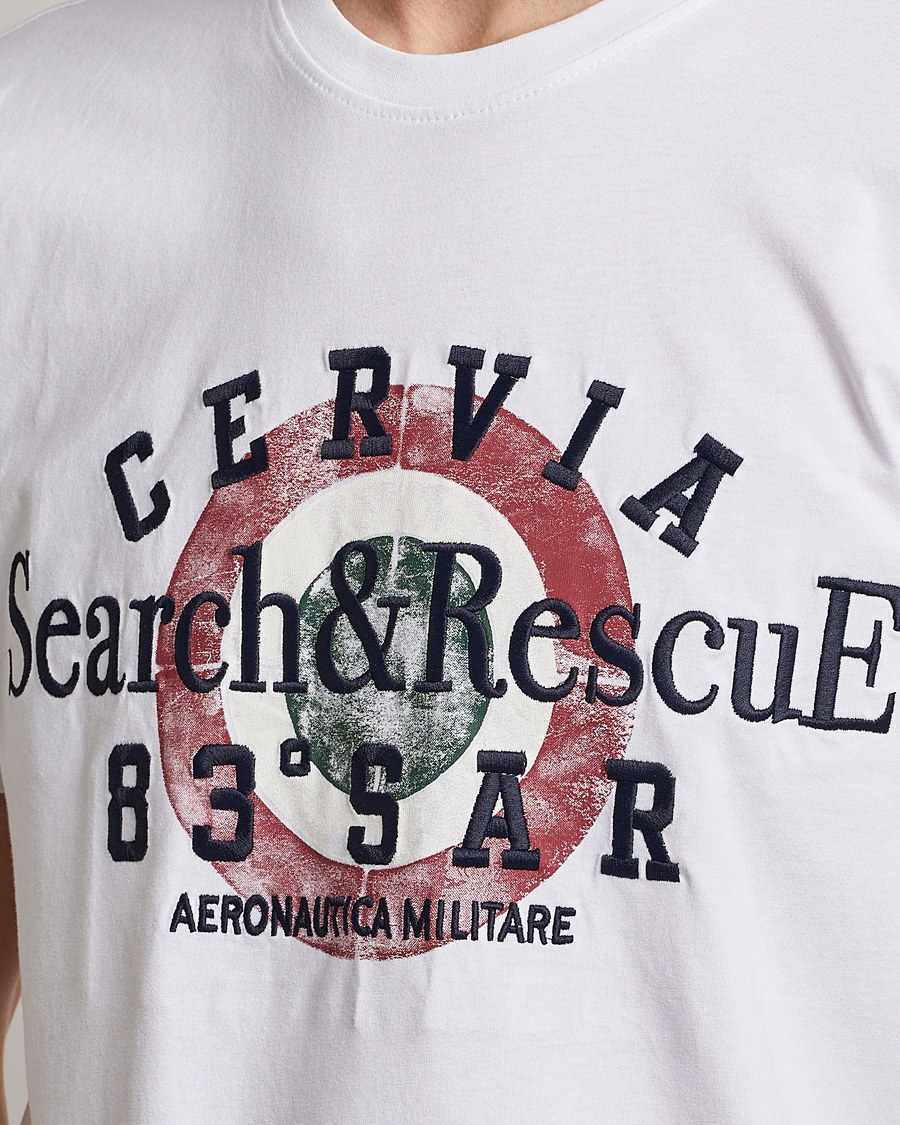 Homme | T-shirts | Aeronautica Militare | Cotton T-Shirt Off White