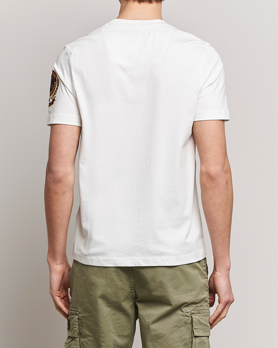 Homme | T-shirts | Aeronautica Militare | Tape Cotton T-Shirt White Cream