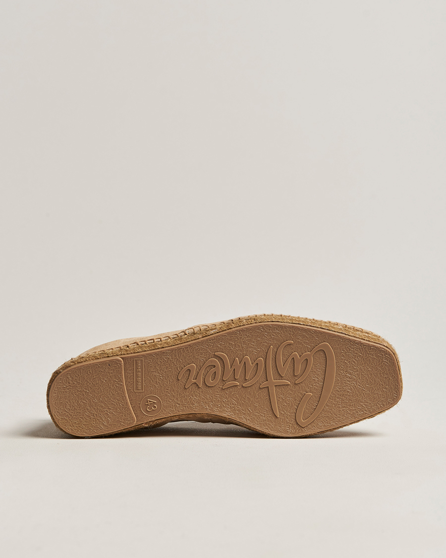 Homme | Castañer Pablo Casual Suede Espadrilles Cream | Castañer | Pablo Casual Suede Espadrilles Cream