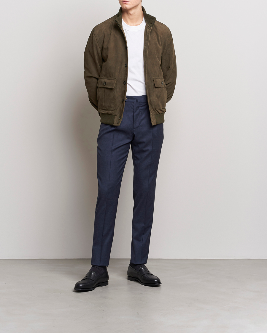 Homme | Manteaux Et Vestes | Valstar | Valstarino Suede Jacket Muschio