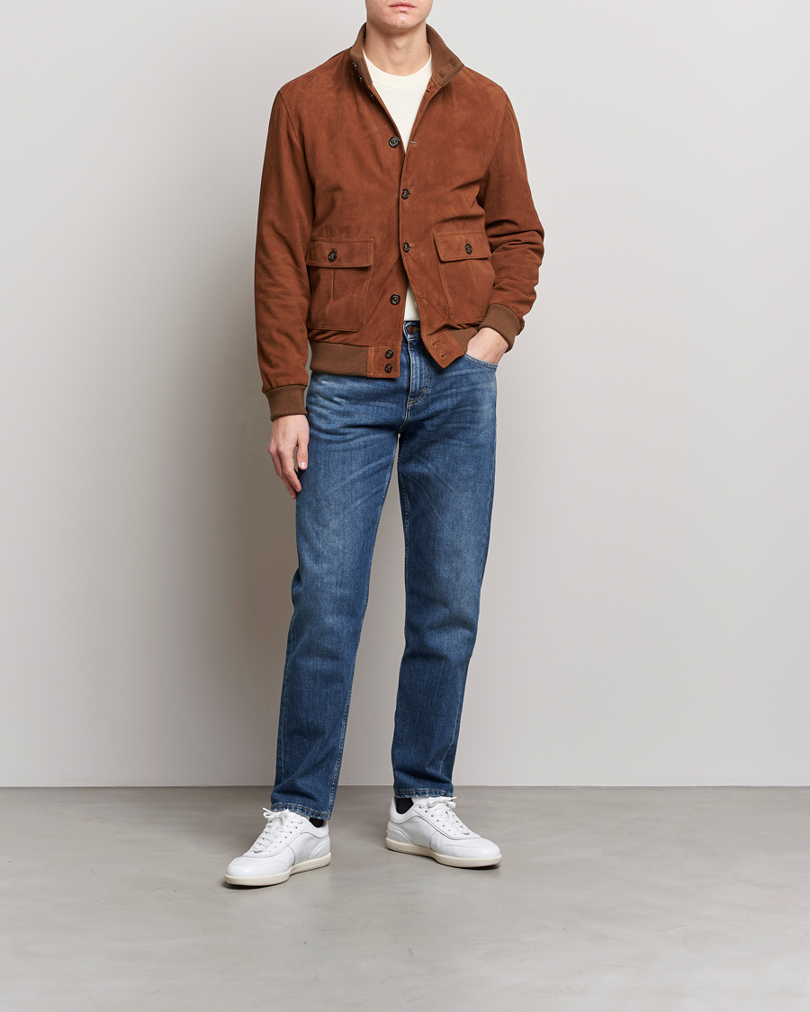 Homme | Manteaux Et Vestes | Valstar | Valstarino Suede Jacket Sandal