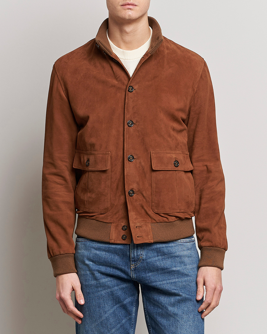 Homme | Manteaux Et Vestes | Valstar | Valstarino Suede Jacket Sandal