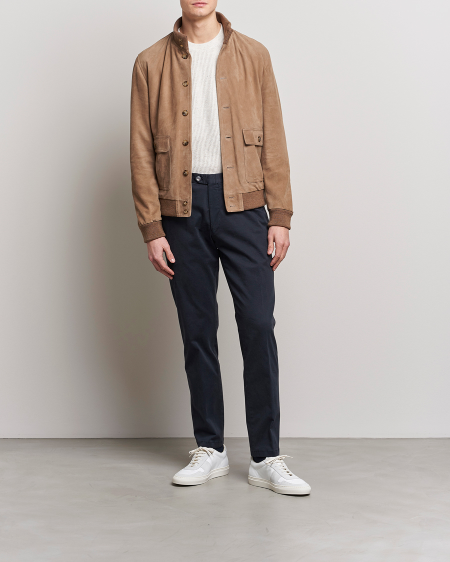 Homme | Manteaux Et Vestes | Valstar | Valstarino Suede Jacket Light Beige