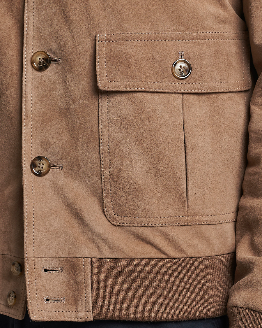 Homme | Manteaux Et Vestes | Valstar | Valstarino Suede Jacket Light Beige