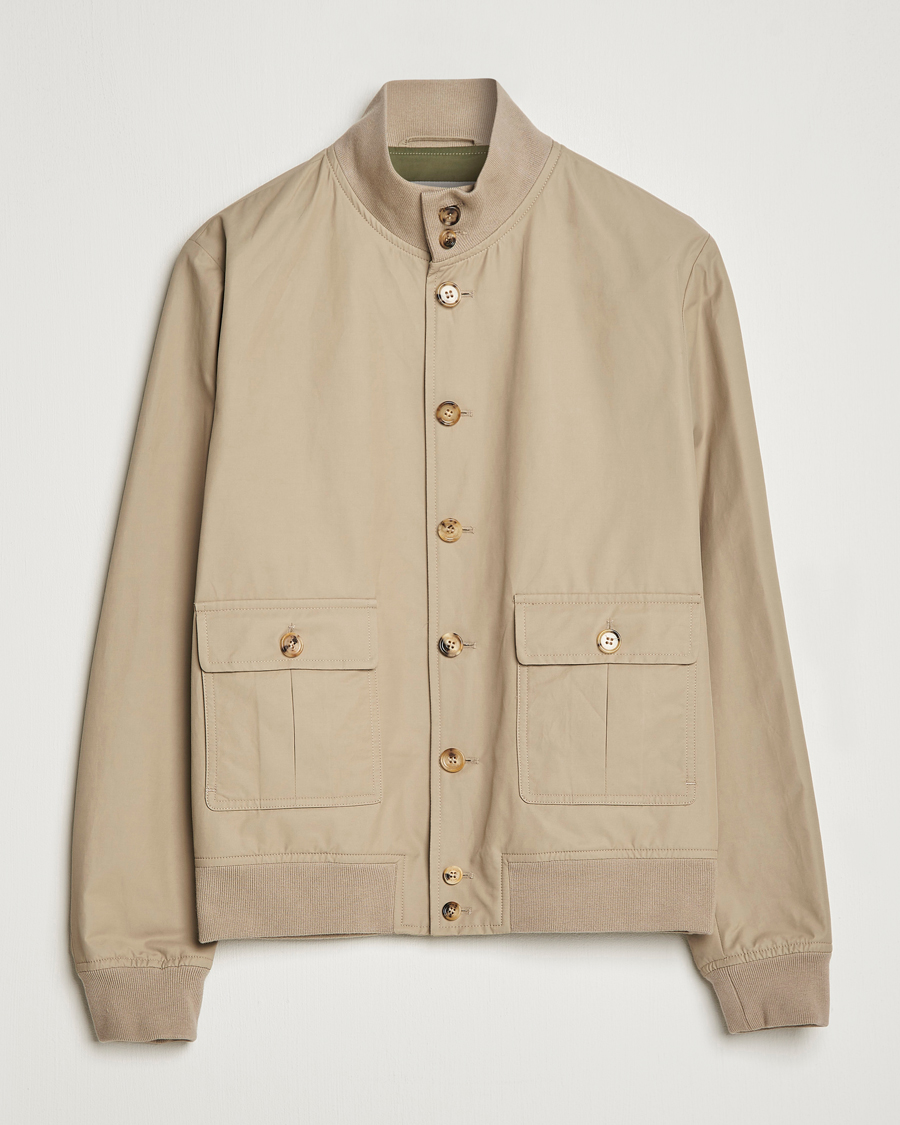 Homme | Manteaux Et Vestes | Valstar | Valstarino Water Repellent Cotton Jacket Beige