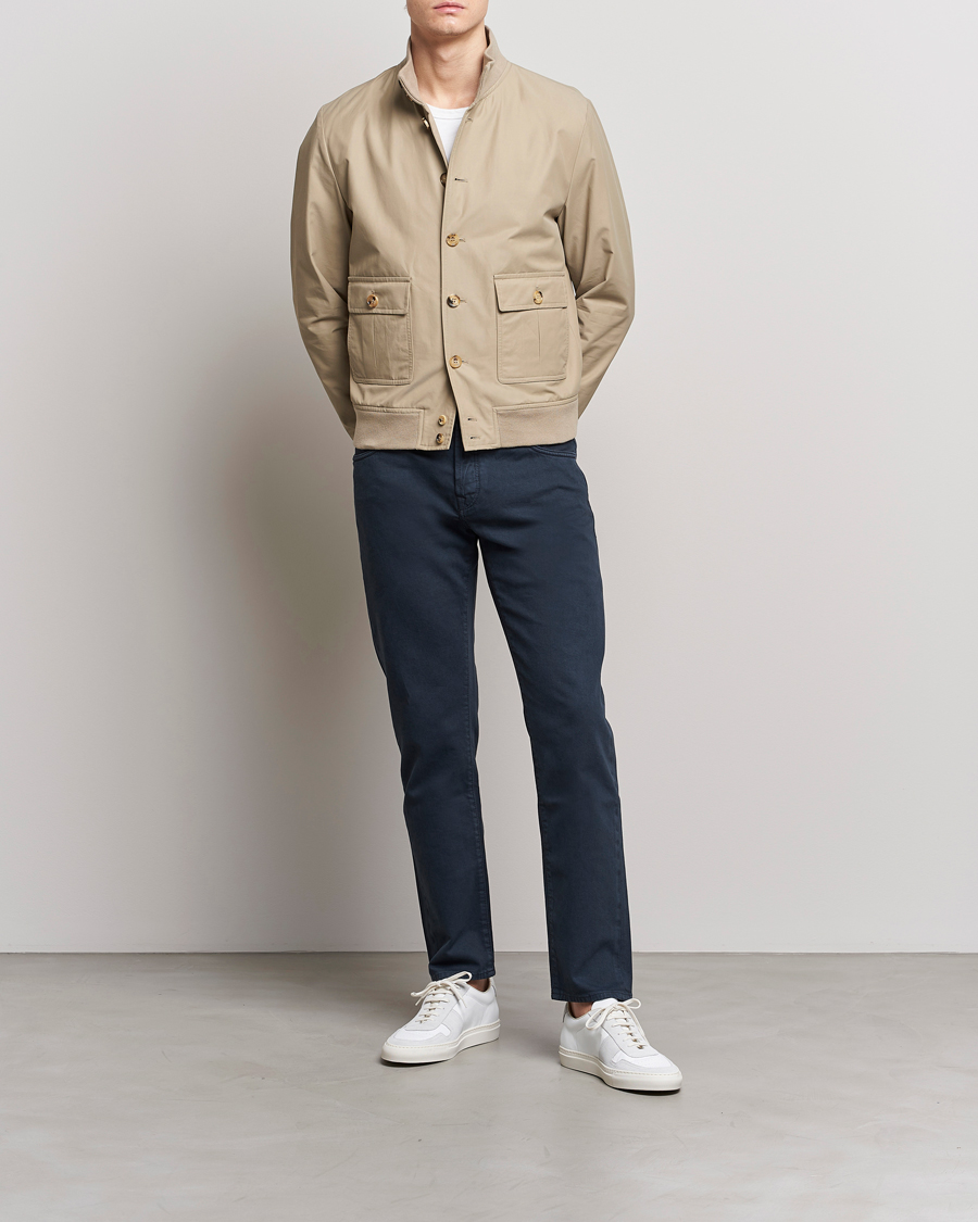Homme | Manteaux Et Vestes | Valstar | Valstarino Water Repellent Cotton Jacket Beige