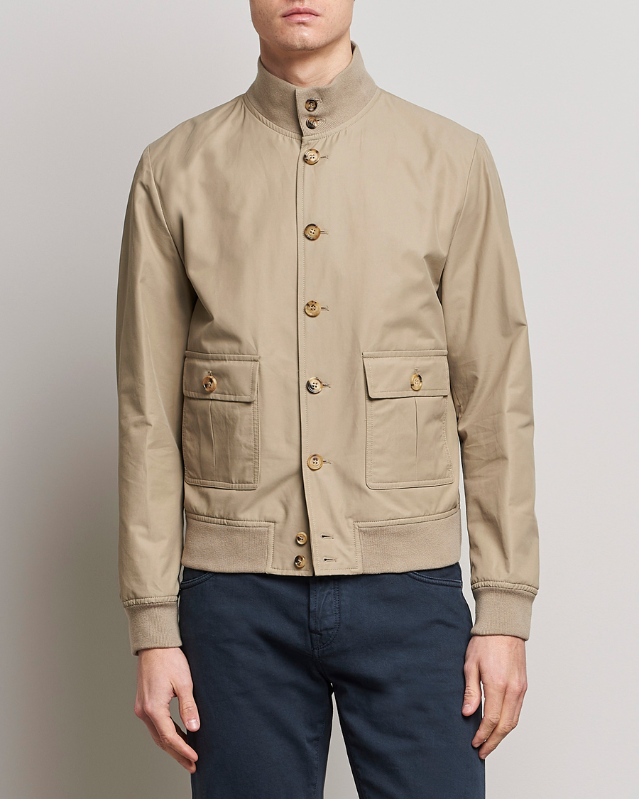 Homme | Manteaux Et Vestes | Valstar | Valstarino Water Repellent Cotton Jacket Beige