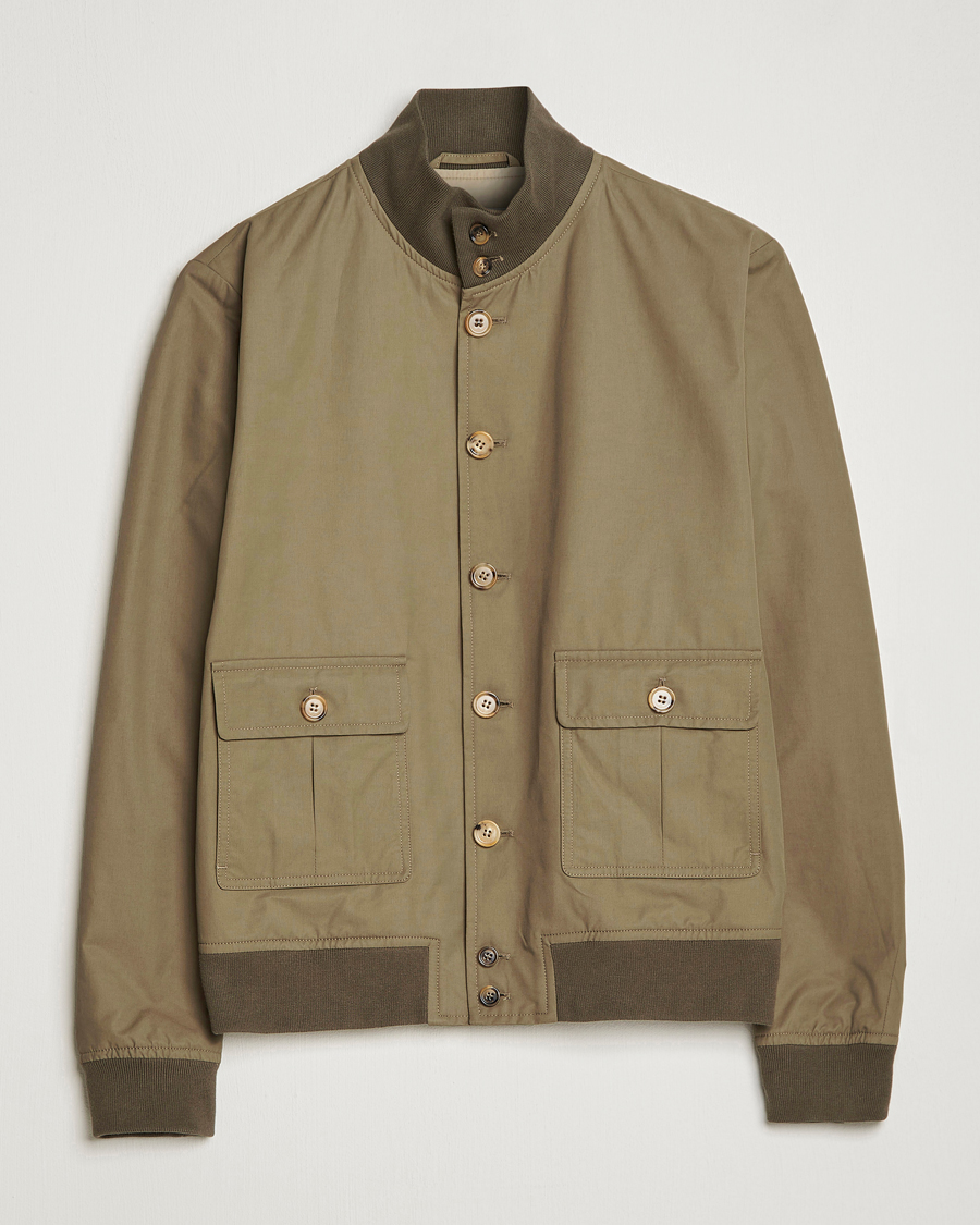 Homme | Manteaux Et Vestes | Valstar | Valstarino Water Repellent Cotton Jacket Olive
