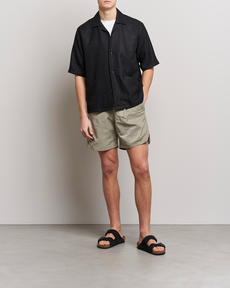 Homme | Chemises | Sunflower | Coco Short Sleeve Cabana Shirt Black
