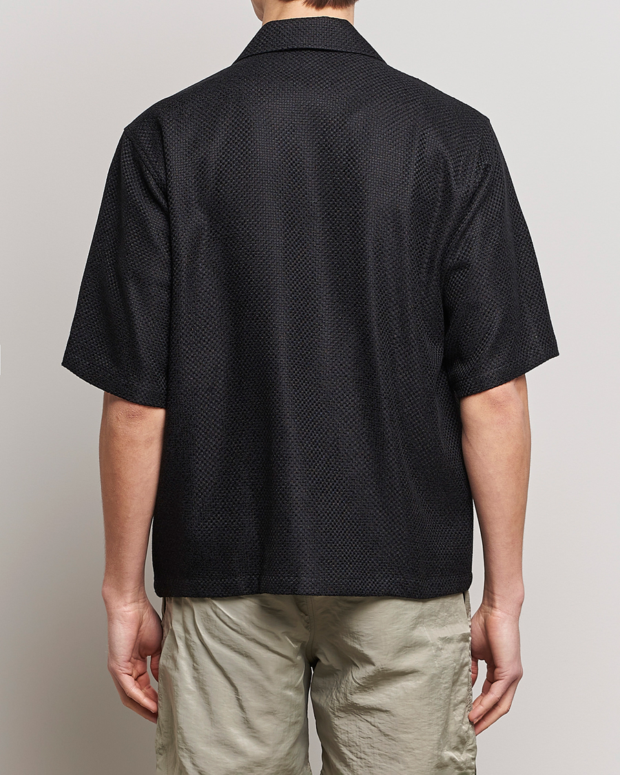 Homme | Chemises | Sunflower | Coco Short Sleeve Cabana Shirt Black
