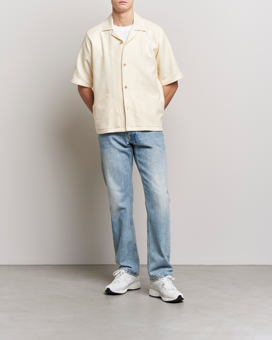 Homme | Chemises | Sunflower | Coco Short Sleeve Cabana Shirt Off White