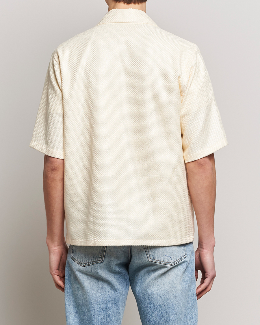 Homme | Chemises | Sunflower | Coco Short Sleeve Cabana Shirt Off White