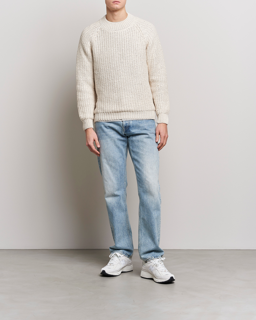 Homme | Pulls Et Tricots | Sunflower | Tape Heavy Sweater Off White