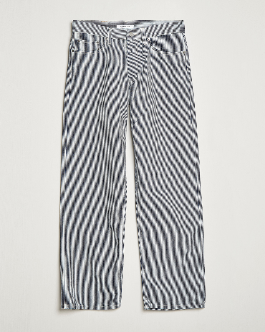 Homme | Pantalons | Sunflower | Loose 5-Pocket Pants Hickory Stripe