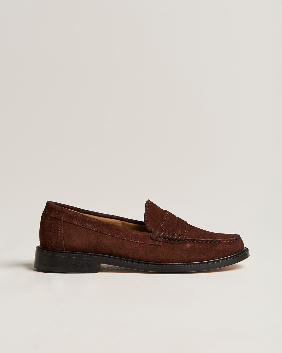 Homme | VINNY's Yardee Moccasin Loafer Brown Suede | VINNY's | Yardee Moccasin Loafer Brown Suede