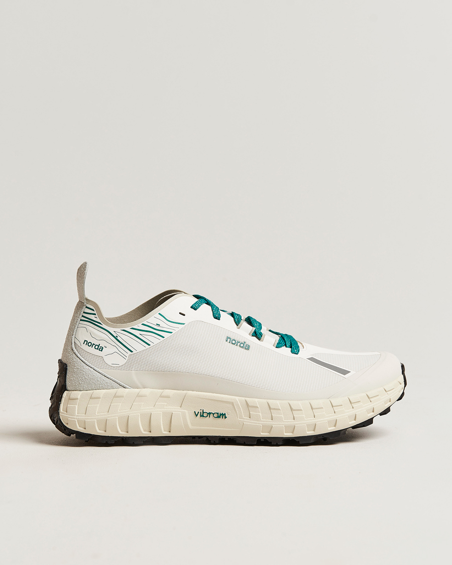 Homme | Norda 001 Running Sneakers White/Forest | Norda | 001 Running Sneakers White/Forest