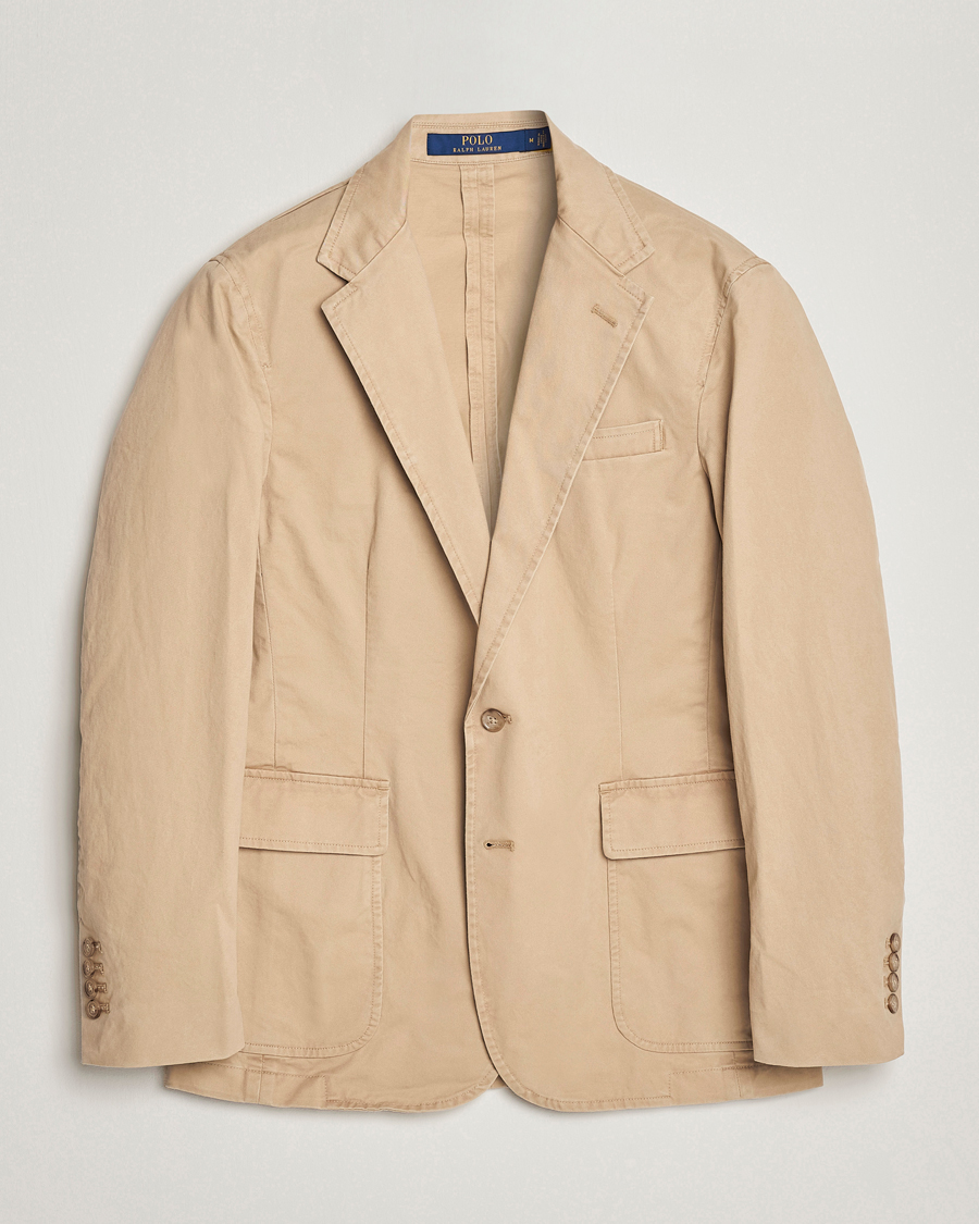 Homme | Blazers | Polo Ralph Lauren | Cotton Stretch Sportcoat Monument Tan