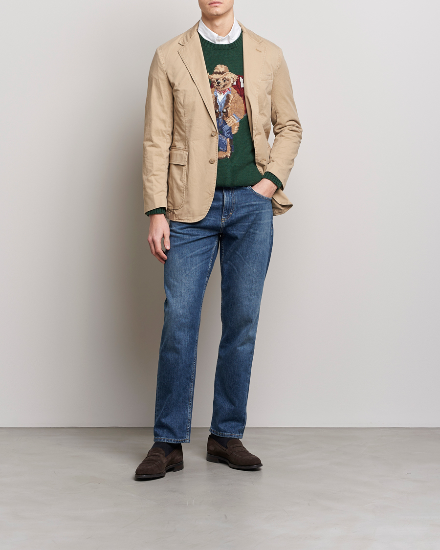 Homme | Blazers | Polo Ralph Lauren | Cotton Stretch Sportcoat Monument Tan