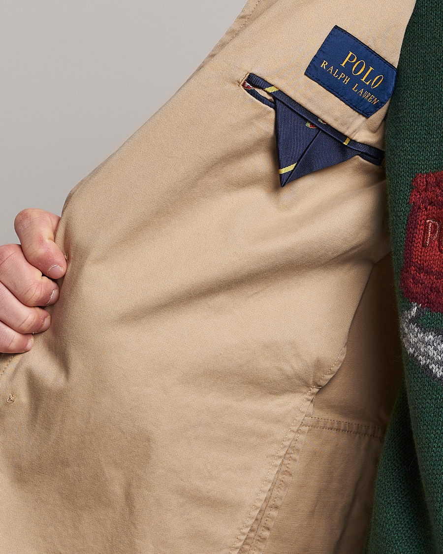 Homme | Blazers | Polo Ralph Lauren | Cotton Stretch Sportcoat Monument Tan