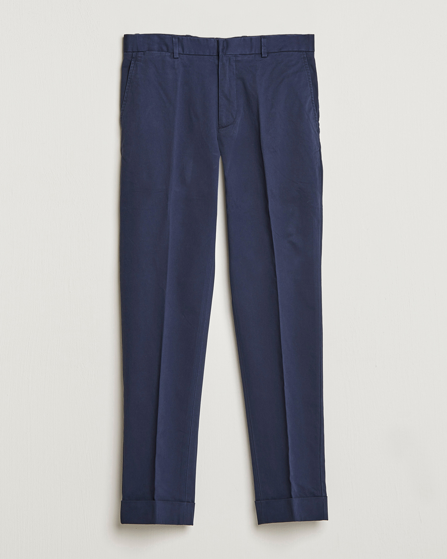 Homme | Pantalons | Polo Ralph Lauren | Cotton Stretch Trousers Nautical Ink