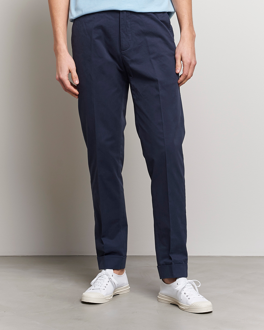 Homme | Pantalons | Polo Ralph Lauren | Cotton Stretch Trousers Nautical Ink