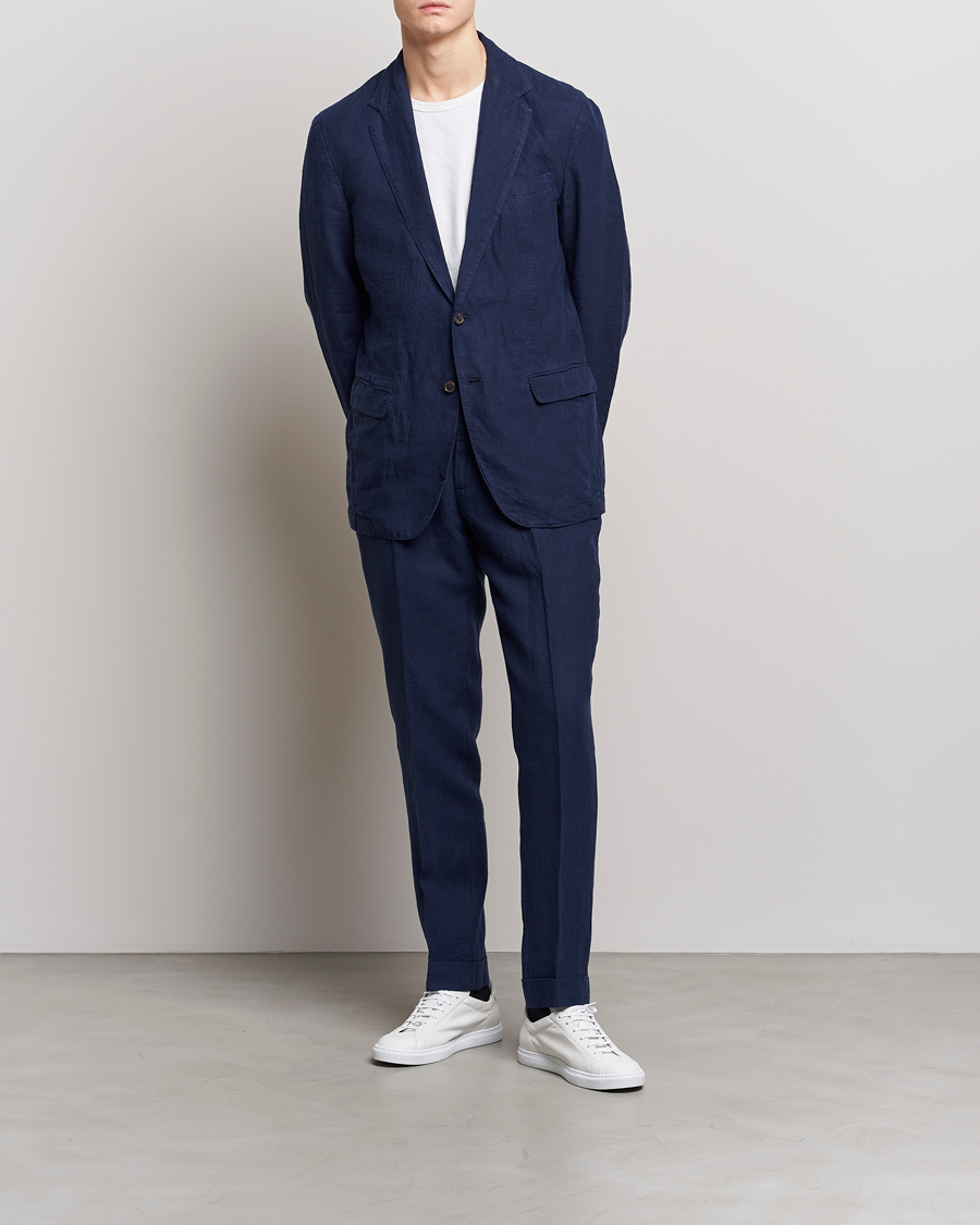 Homme | Blazers | Polo Ralph Lauren | Linen Sportcoat Navy