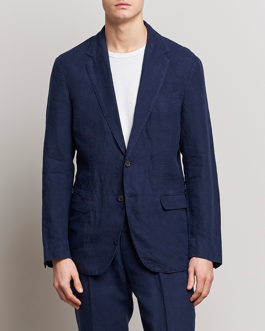 Homme | Blazers | Polo Ralph Lauren | Linen Sportcoat Navy