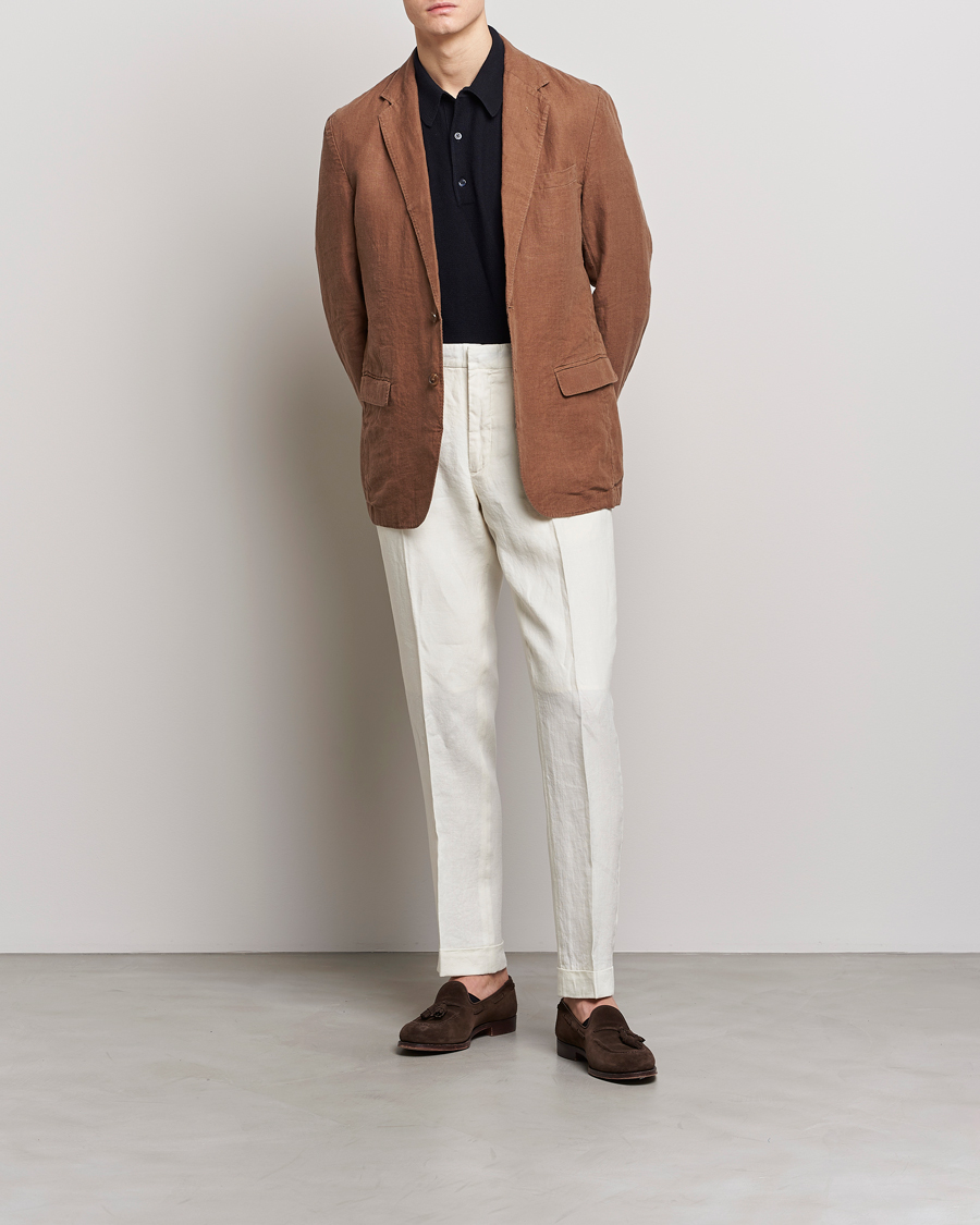 Homme | Blazers | Polo Ralph Lauren | Linen Sportcoat Luggage Brown