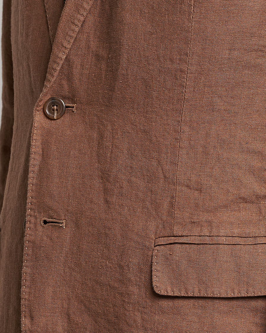 Homme | Blazers | Polo Ralph Lauren | Linen Sportcoat Luggage Brown